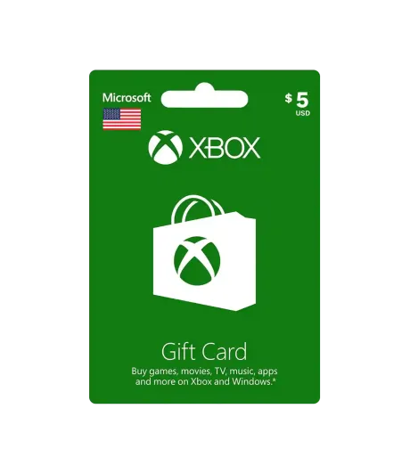 xbox gift card 5 usd