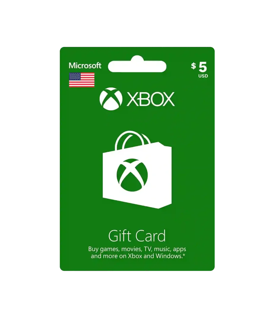 xbox gift card 5 usd