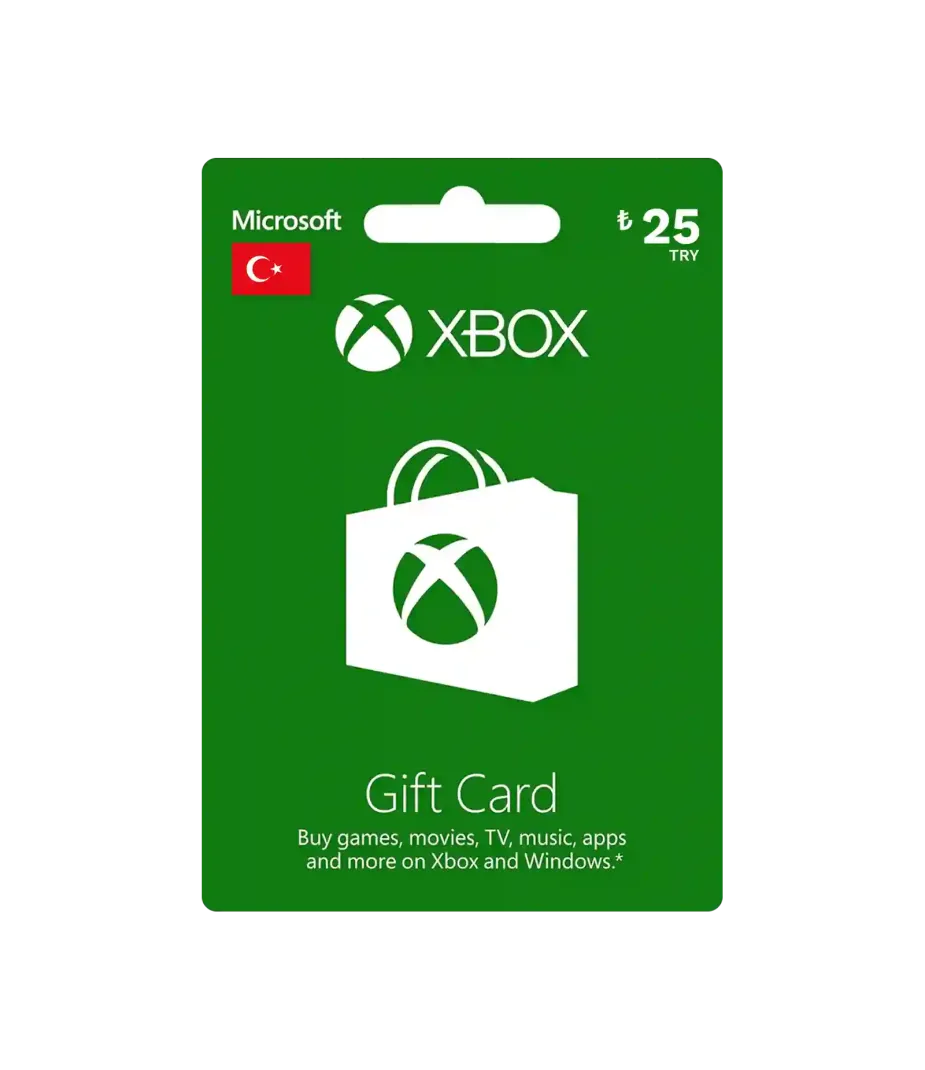 xbox gift card 25 try